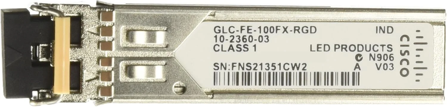 فرستنده و گیرنده سیسکو GLC-FE-100FX-RGD= (100Base-FX, SFP, 1310 nm)