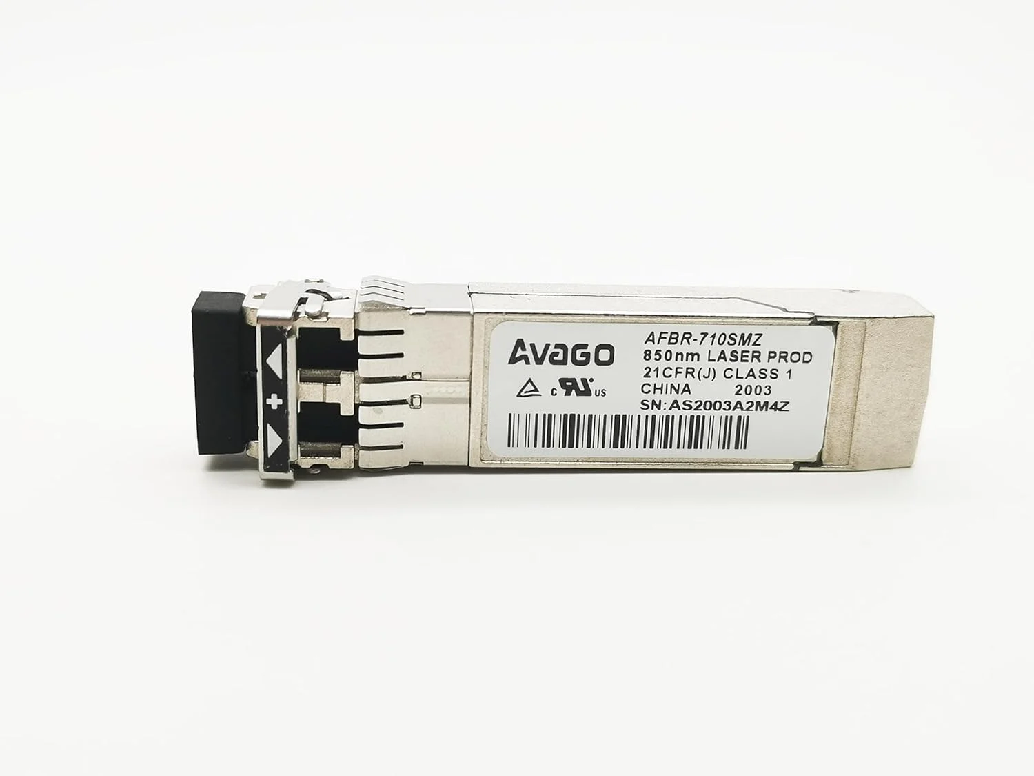 فرستنده و گیرنده 10GBase SR SFP+ مدل AVAGO AFBR-710SMZ 850nm 300M 10GE SFP ماژول فیبر نوری