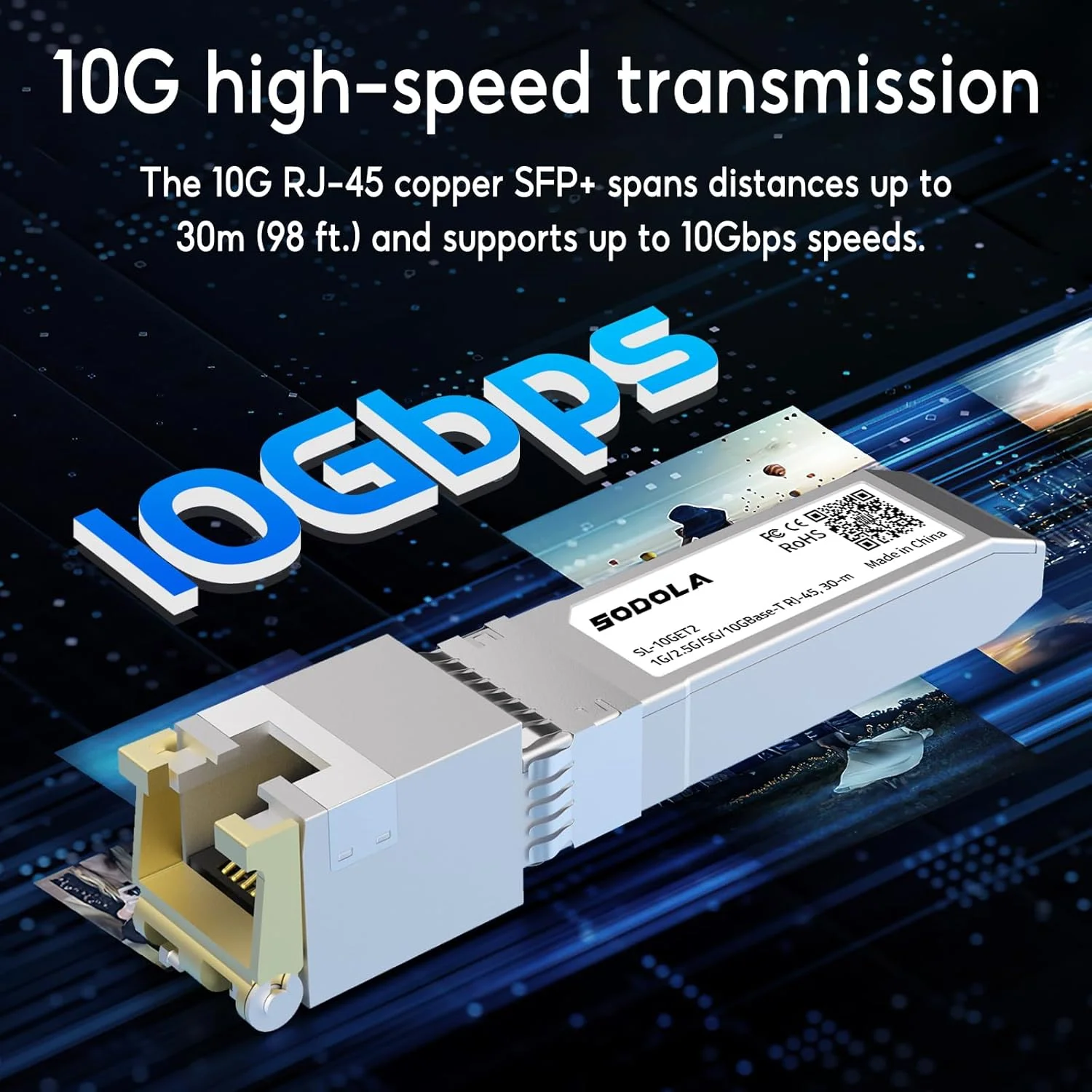 ماژول‌های SFP+ به RJ45 10GBase-T (دو عددی)
