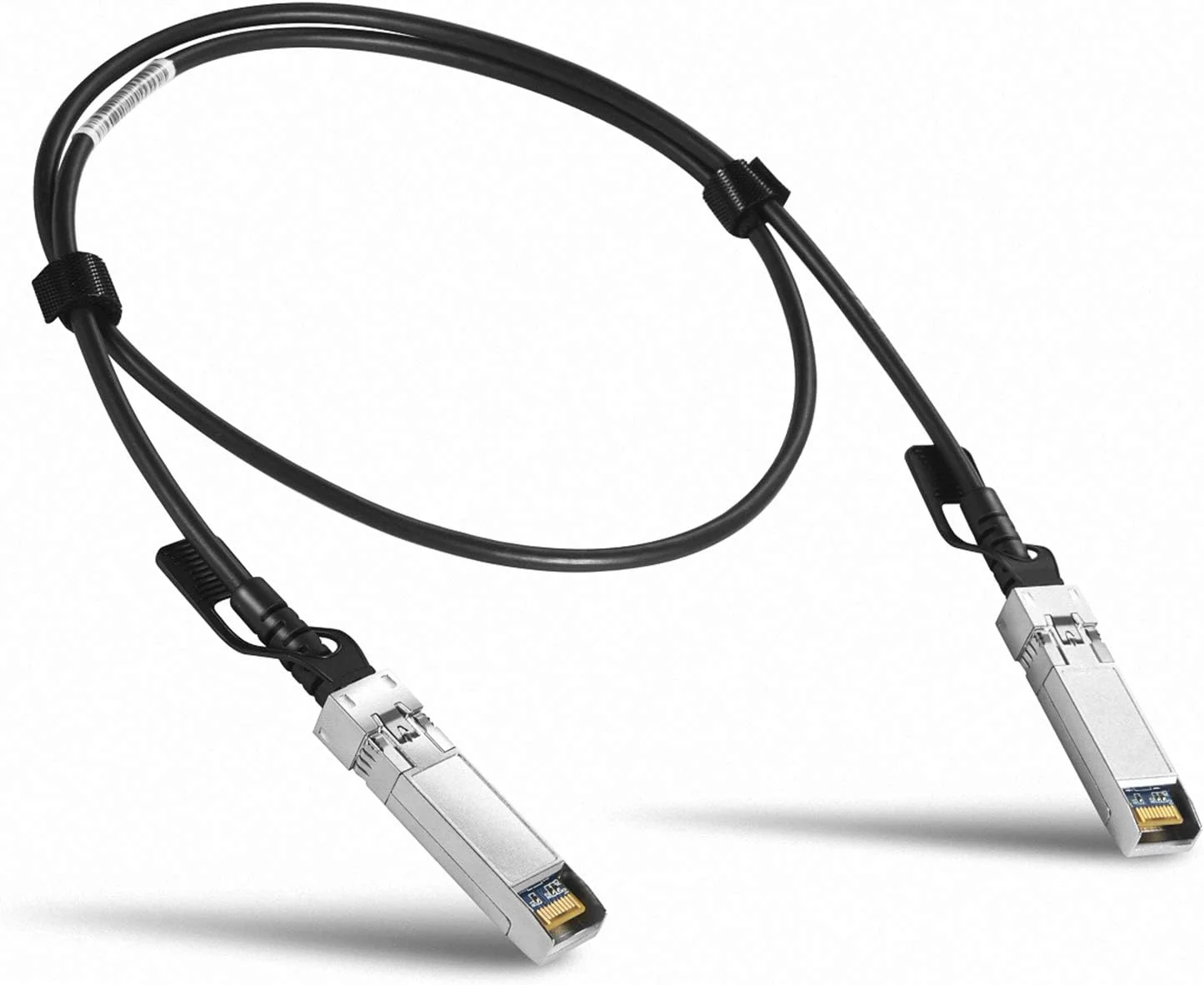 کابل Twinax مسی اتصال مستقیم غیرفعال SFP+ با سرعت 10 گیگابیت بر ثانیه برای اترنت MikroTik S+DA0003 10GbE، کابل DAC SFP+ به SFP+ به طول 3 متر