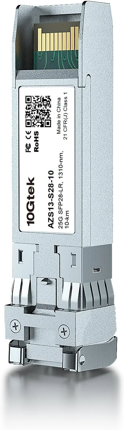 فرستنده و گیرنده نوری 10Gtek 25G SFP28 SFP+، ماژول نوری 25GBase-LR Duplex LC SMF برای Arista SFP-25G-LR، 1310nm، DDM، تا 10 کیلومتر فرستنده و گیرنده نوری 10Gtek 25G SFP28 SFP+، ماژول نوری 25GBase-LR Duplex LC SMF برای Arista SFP-25G-LR، 1310nm، DDM، تا 10 کیلومتر