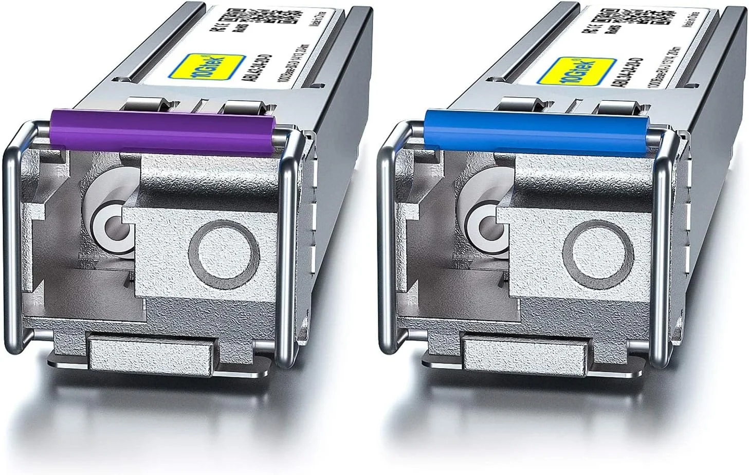 10Gtek برای سیسکو GLC-BX-U و GLC-BX-D، یک جفت ماژول فرستنده و گیرنده 1000BASE SFP Bidi، 20 کیلومتر