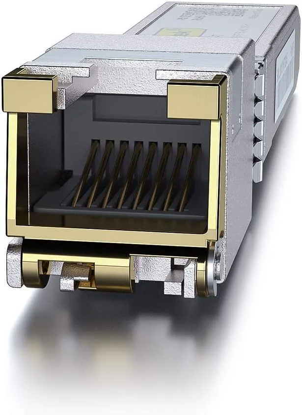 ماژول فرستنده و گیرنده 10Gtek 10GBase-T SFP+ به RJ-45، ماژول اترنت مسی 10Gbe SFP+ CAT.6a، تا 30 متر، برای سیسکو SFP-10G-T-S، Meraki، Ubiquiti UniFi، Fortinet، بسته 2 عددی