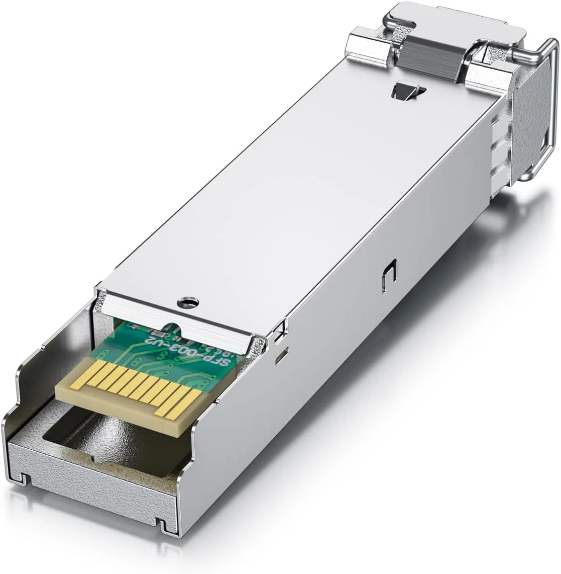 فرستنده و گیرنده فیبر نوری Alwong 1000BASE-SX SFP، ماژول فیبر چند حالته 1.25G SFP به LC برای Cisco GLC-SX-MMD/SFP-GE-S، Ubiquiti UniFi UF-MM-1G، Mikrotik، Meraki، Netgear AGM731F، D-Link و غیره، بسته 2 عددی