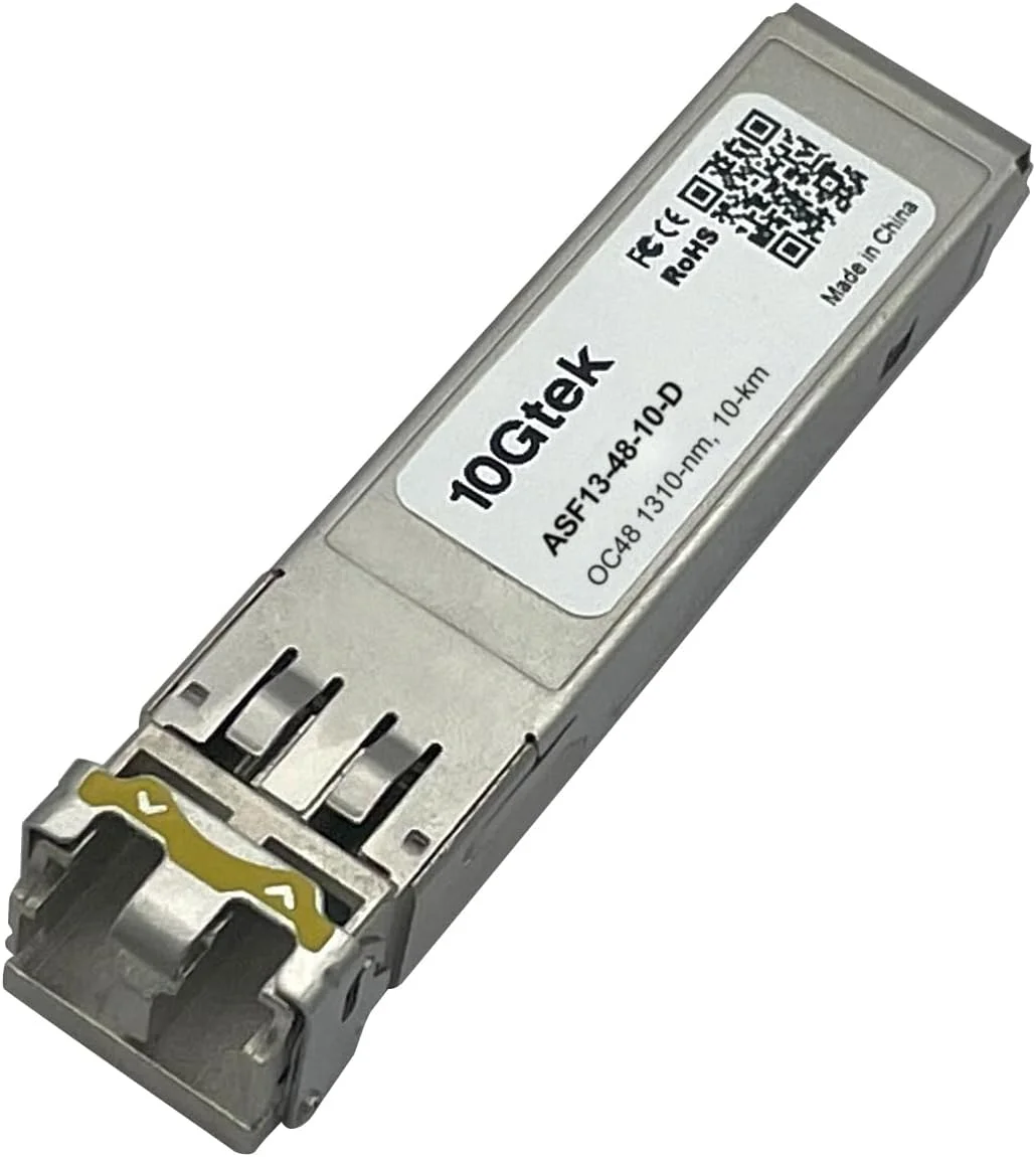 فرستنده و گیرنده 2.5G SFP OC48، 1310nm SMF، تا 10 کیلومتر، برای سیسکو.
