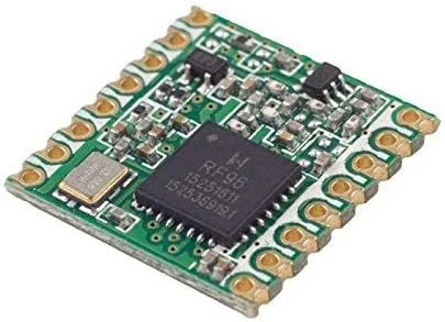 CentIoT - RFM95W-868S2 RFM95 ماژول فرستنده و گیرنده برد فوق العاده طولانی LoRa - GFSK GMSK LoRa OOK - 868MHz SPI - برای قرائت خودکار کنتور IoT (RFM95W) (RFM95W-868S2)