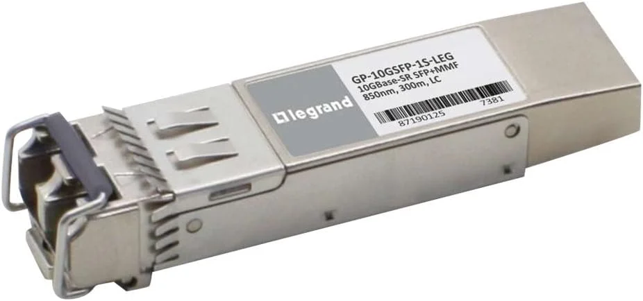 فرستنده و گیرنده سازگار C2G Dell Force10 GP-10GSFP-1S، SFP+ 10GBase-SR (MMF، 850 نانومتر، 300 متر، LC، DOM) مطابق با TAA (GP-10GSFP-1S-LEG)