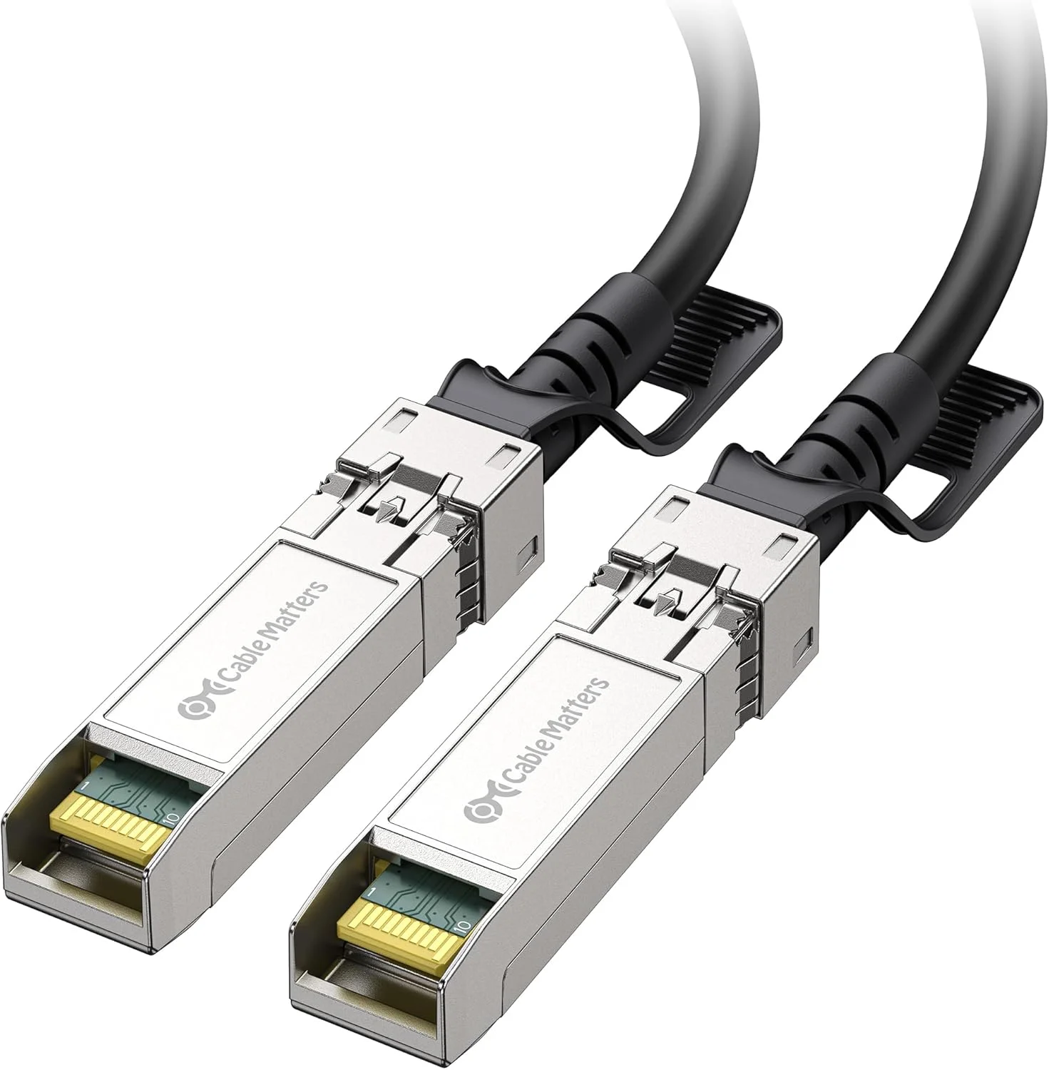 کابل Twinax مسی اتصال مستقیم پسیو SFP+ 10GBASE-CU Cable Matters سازگار با دستگاه های سیسکو، دل، یوبیکویتی، دی-لینک، جونیپر، هواوی، ملانوکس، میکروتیک، نت گیر و سوپرمیکرو