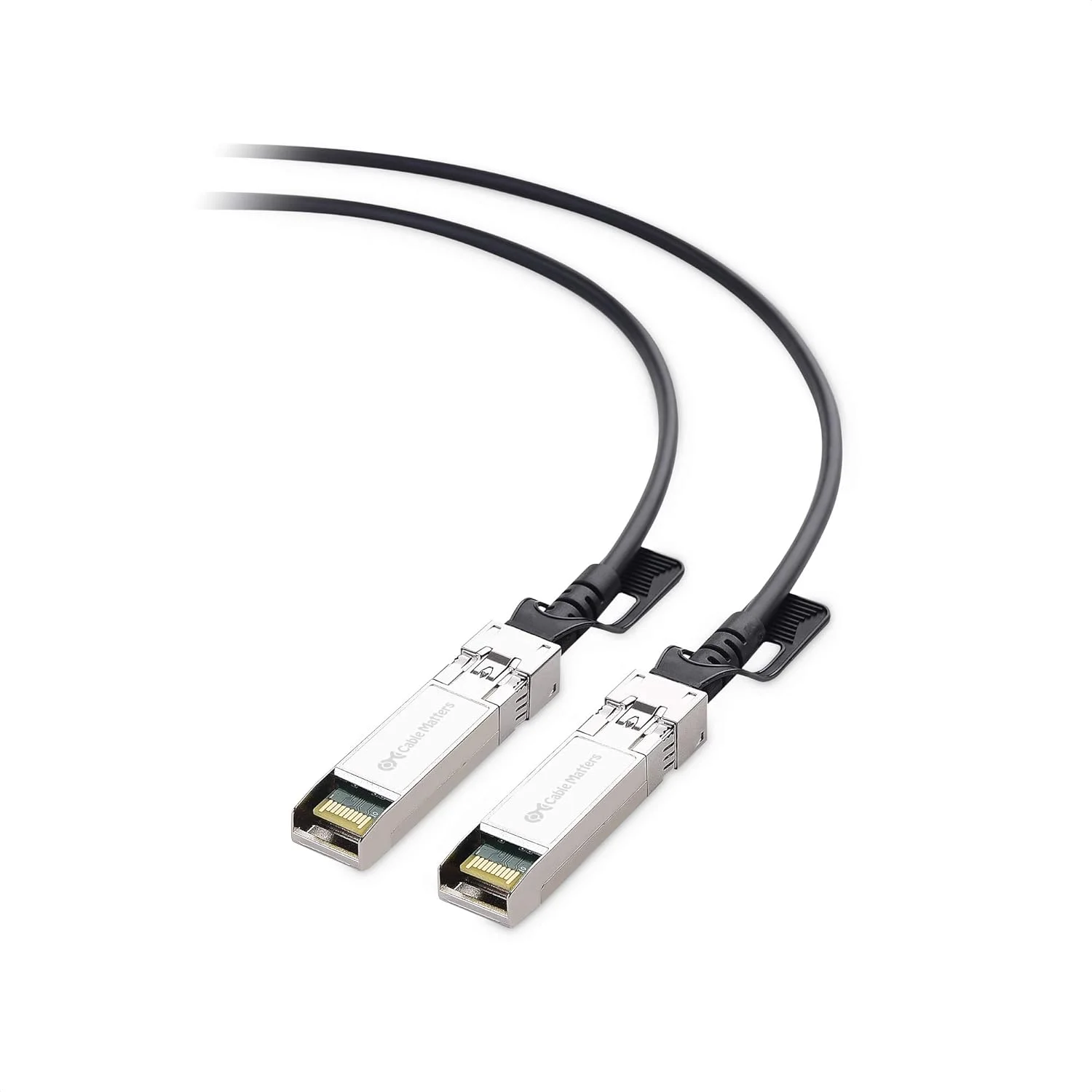 کابل Twinax مسی اتصال مستقیم پسیو SFP+ 10GBASE-CU Cable Matters سازگار با دستگاه های سیسکو، دل، یوبیکویتی، دی-لینک، جونیپر، هواوی، ملانوکس، میکروتیک، نت گیر و سوپرمیکرو