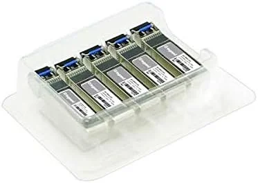 فرستنده و گیرنده C2G سازگار با Dell 407-BBOJ 10GBase-SR SFP+ (MMF، 850 نانومتر، 300 متر، LC، DOM) سازگار با TAA (407-BBOJ-LEG)