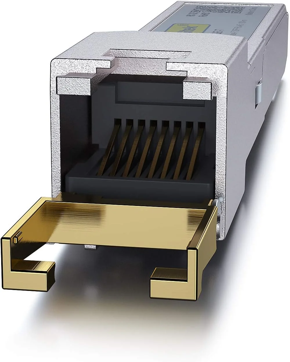 فرستنده و گیرنده مسی 10/100/1000Base-T SFP، فرستنده و گیرنده Mini-GBIC SFP به RJ45 با قابلیت مذاکره خودکار، بسته 2 عددی