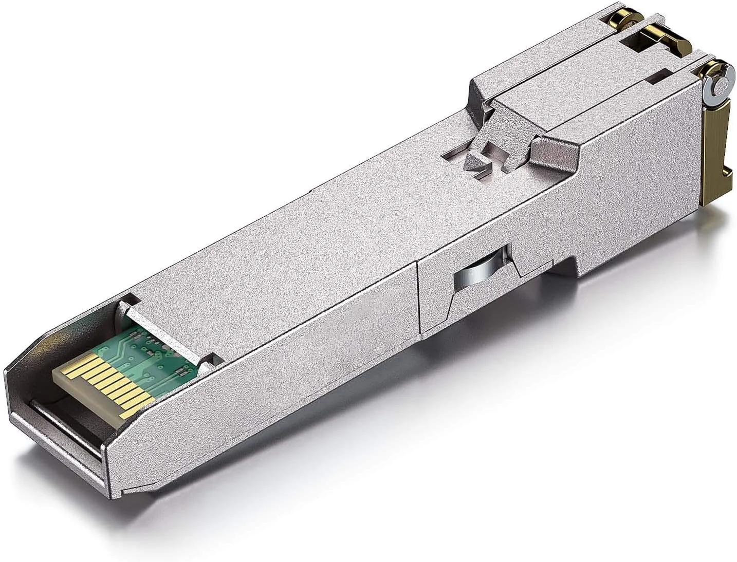 10Gtek ماژول فرستنده-گیرنده SFP سازگار با سیسکو GLC-T/SFP-GE-T 10/100/1000BASE-T، ماژول مسی Mini-GBIC با قابلیت مذاکره خودکار RJ45، برد 100 متر، بسته 10 عددی 10Gtek ماژول فرستنده-گیرنده SFP سازگار با سیسکو GLC-T/SFP-GE-T 10/100/1000BASE-T، ماژول مسی Mini-GBIC با قابلیت مذاکره خودکار RJ45، برد 100 متر، بسته 10 عددی