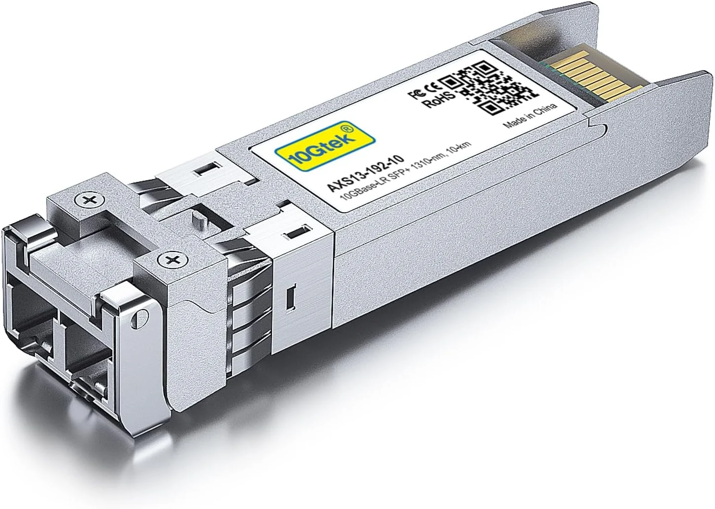 فرستنده و گیرنده صنعتی 10Gtek 10GBase-LR SFP+، ماژول فیبر نوری تک حالته 10G 1310nm SMF، تا 10 کیلومتر، برای Alcatel-Lucent Nokia