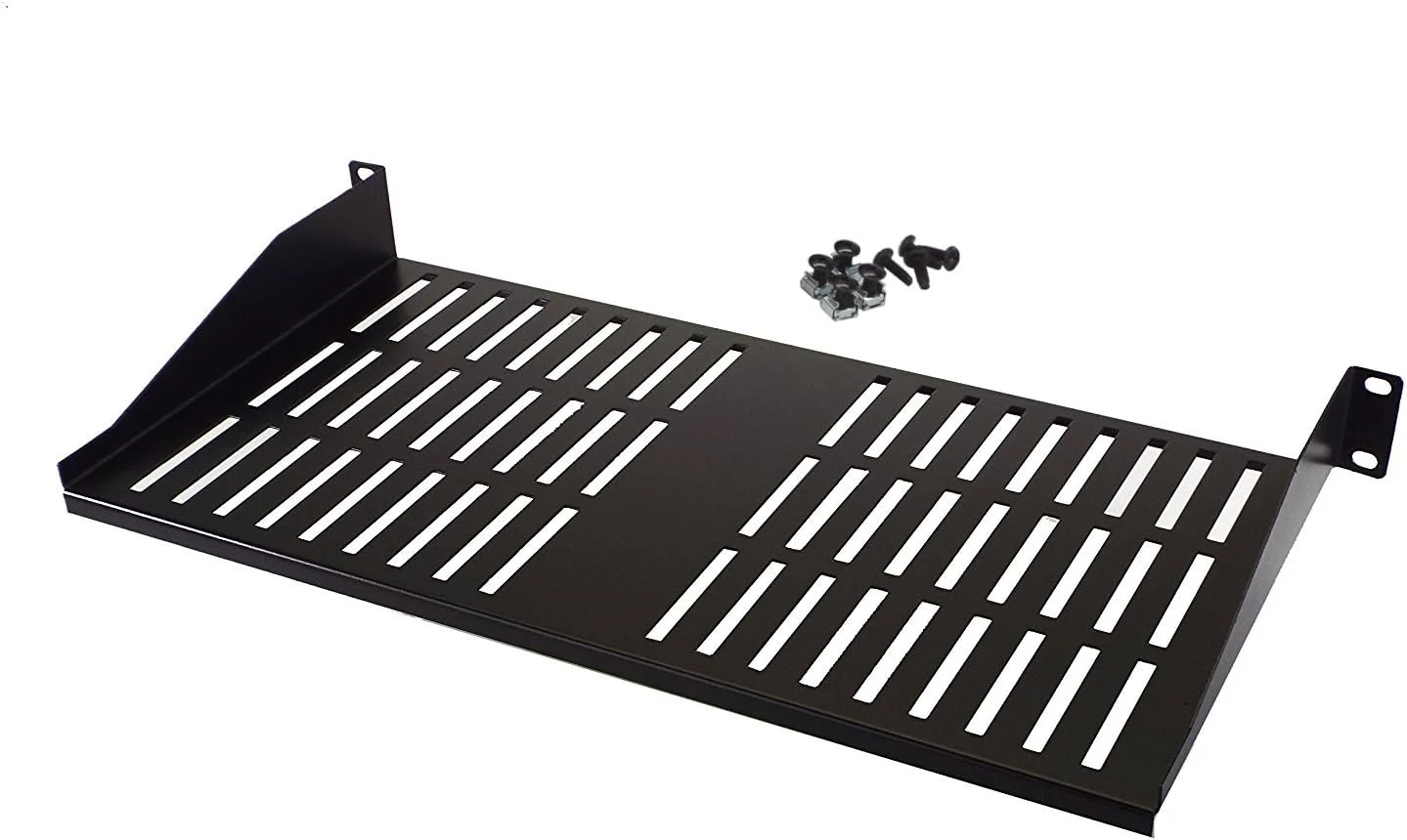 قفسه رک CNAweb 1U - عمق 9 اینچ - فولادی - قفسه رک تهویه دار - قفسه نصب رک - قفسه رک سرور - قفسه کنسولی