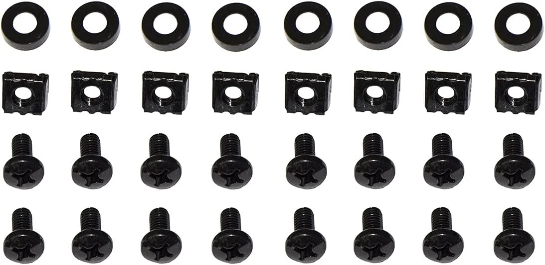 قفسه 19 اینچی Connetto برای رک، قابل افزایش طول تا 550 میلی‌متر به همراه 4 قلاب مشکی