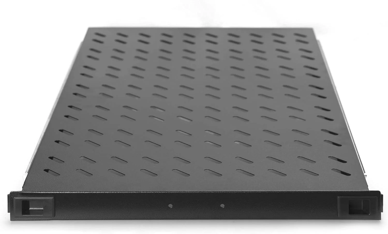 طبقه متحرک 1U برای رک های با عمق 1000 میلی متر، 44x483x720 میلی متر، تا 65 کیلوگرم، مشکی (RAL 9005)