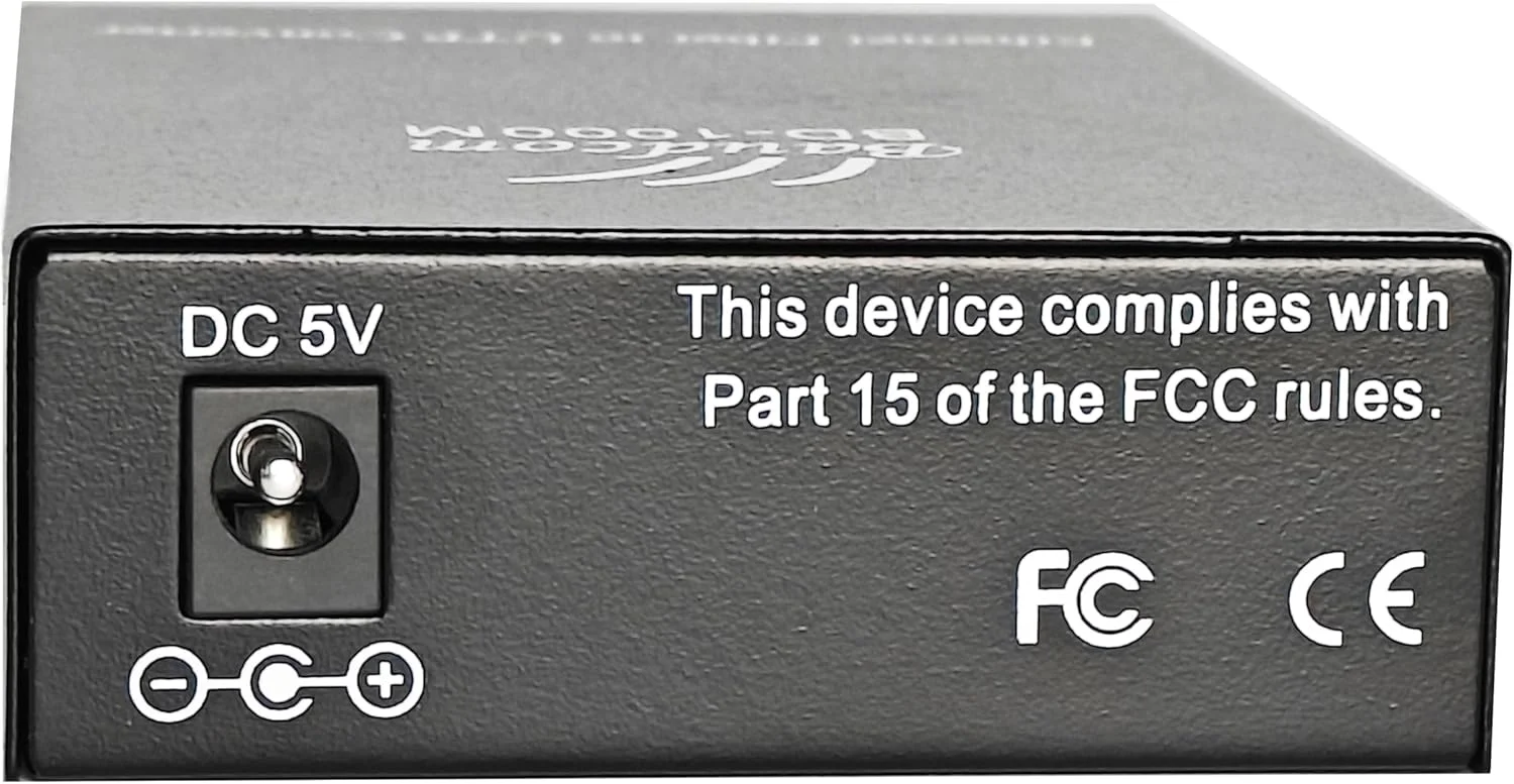 مبدل رسانه فیبر اترنت گیگابیتی 10/100/1000M، فرستنده و گیرنده تک SC، تک حالته 20KM، RJ45 به 1000Base-LX، BIDI 20KM مبدل رسانه فیبر اترنت گیگابیتی 10/100/1000M، فرستنده و گیرنده تک SC، تک حالته 20KM، RJ45 به 1000Base-LX، BIDI 20KM