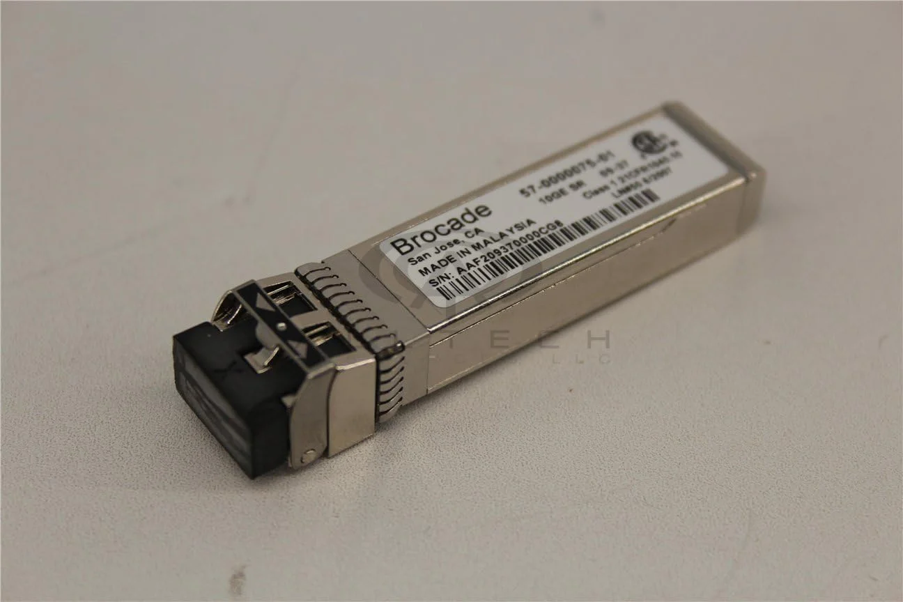 ماژول فیبر نوری فرستنده و گیرنده Brocade 57-0000075-01 10G 850NM 500M