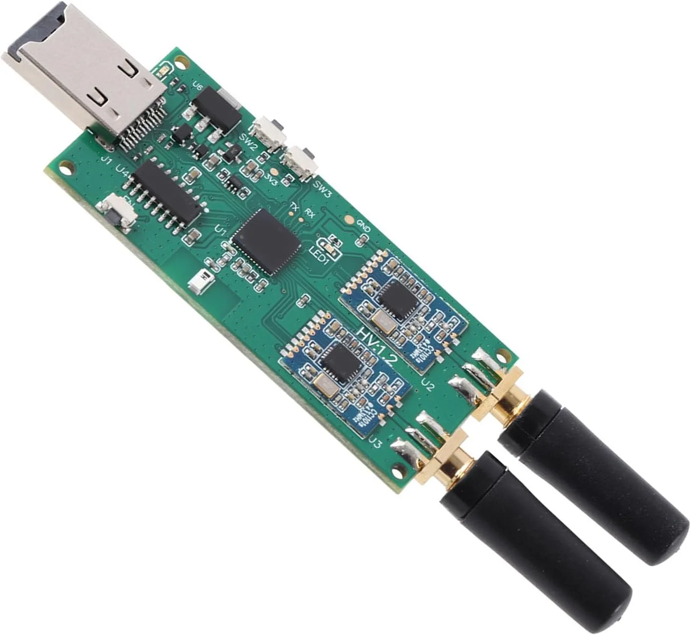 فرستنده و گیرنده رادیویی Brilluxa، ماژول شبکه بی‌سیم WiFi با فرکانس 300MHz-348MHz، 387MHz-464MHz، 779MHz-928MHz، 2.4GHz، ماژول ارتباطی RF برای امنیت و انتقال داده