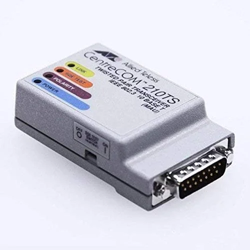 آداپتور DB15 نر به RJ-45 210TS فرستنده-گیرنده IEEE 802.3 10 Base T