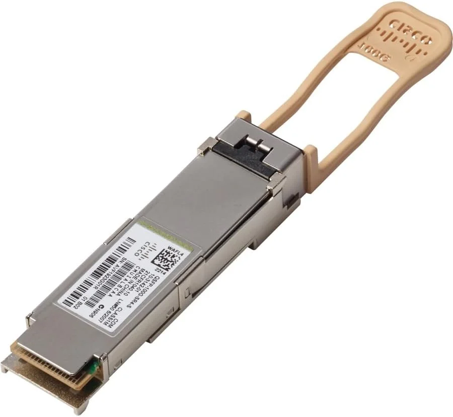 فرستنده و گیرنده سیسکو 100GBASE SR4 QSFP MPO 100M روی OM4 MMF