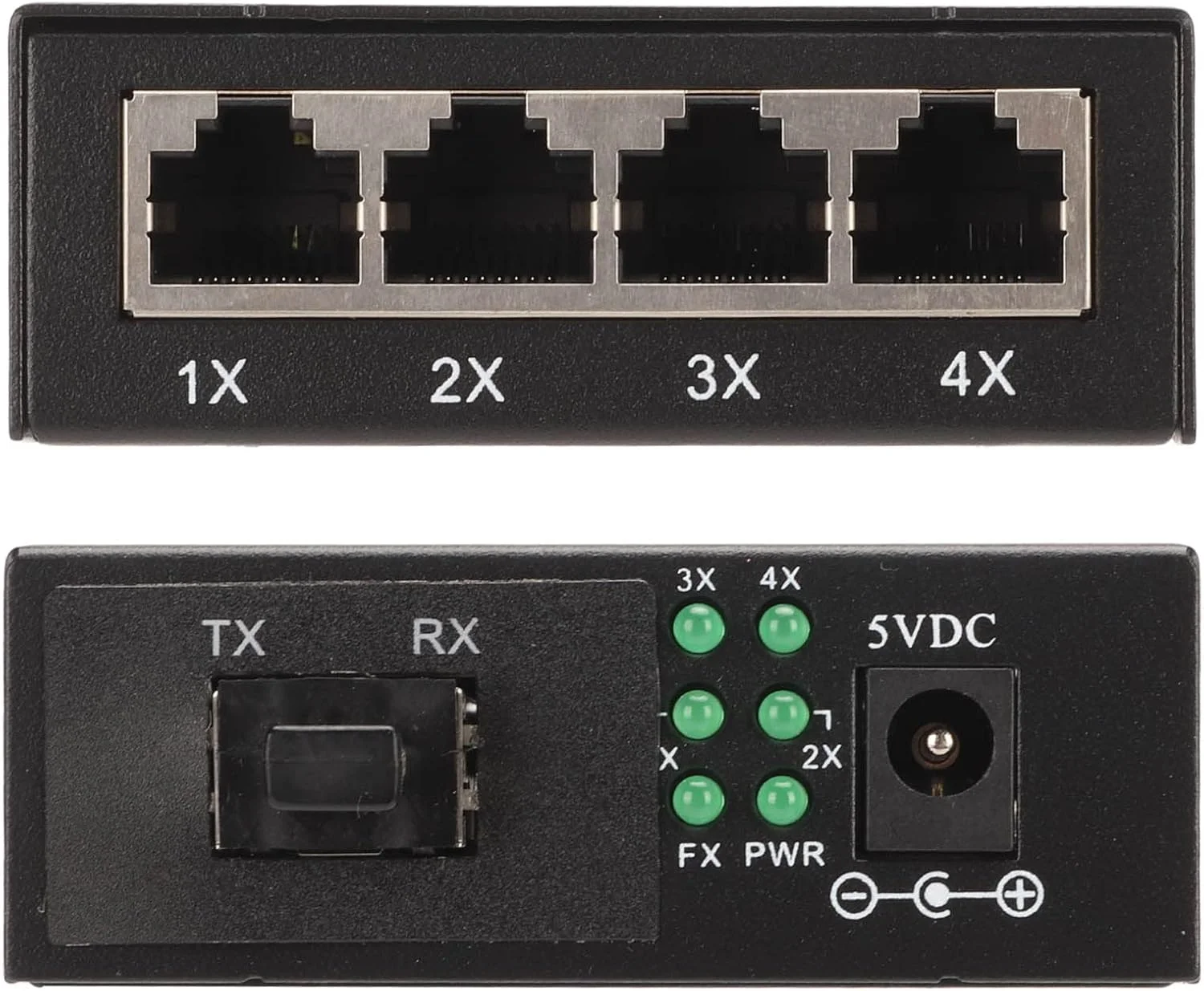 مبدل فیبر نوری گیگابیتی تک حالته، دارای اسلات SFP باز، تا 25 کیلومتر پورت RJ45 فرستنده و گیرنده فیبر نوری ماژول SFP، پورت RJ45 با سرعت 10/100/1000 مگابیت بر ثانیه