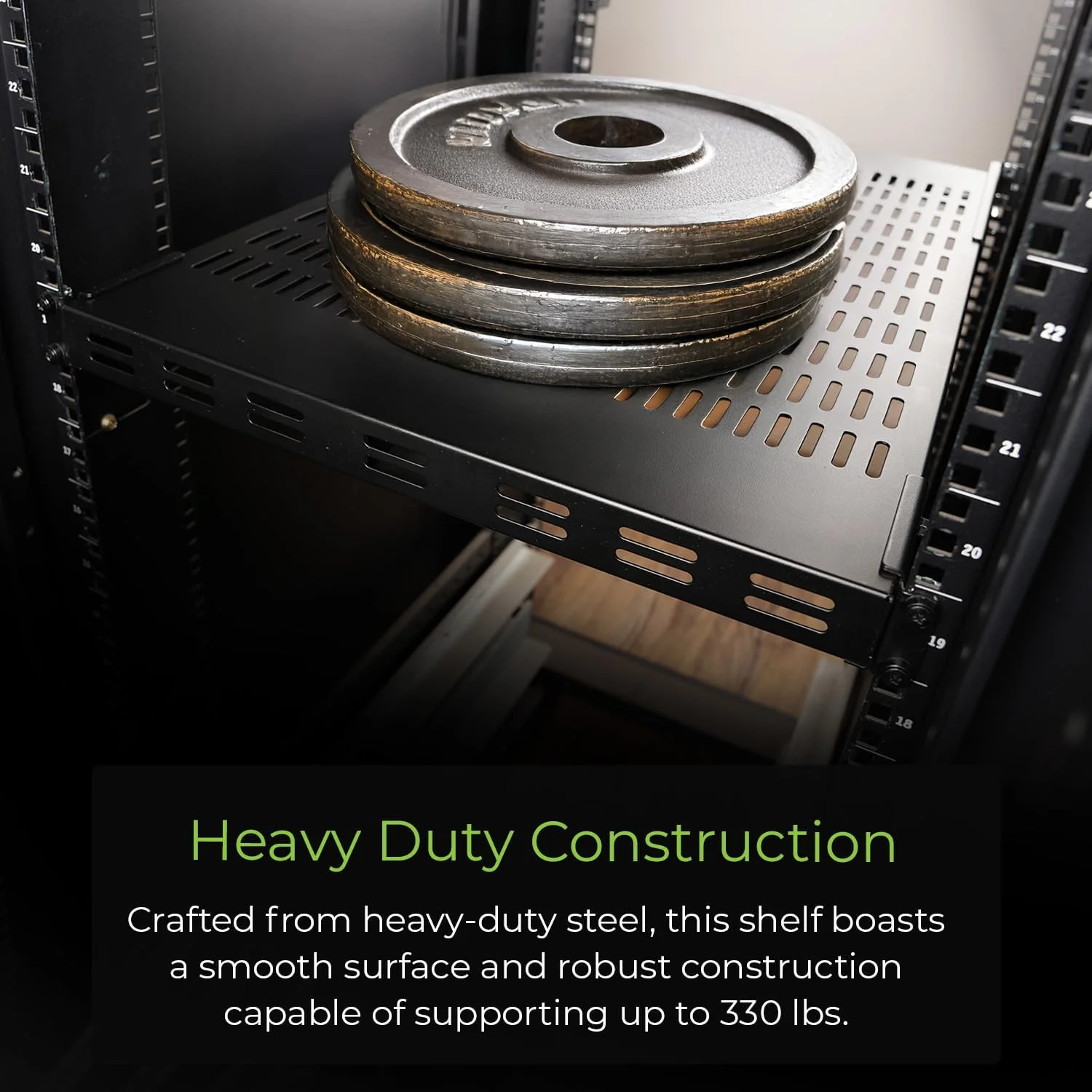 قفسه ثابت رک مونت با عمق قابل تنظیم IOGEAR 1U - دارای تهویه - سنگین وزن - 49.5 تا 97.3 سانتی متر، ظرفیت 150 کیلوگرم، برای رک ها و کابینت های سرور/شبکه/تجهیزات 19 اینچی، GRSH01 قفسه ثابت رک مونت با عمق قابل تنظیم IOGEAR 1U - دارای تهویه - سنگین وزن - 49.5 تا 97.3 سانتی متر، ظرفیت 150 کیلوگرم، برای رک ها و کابینت های سرور/شبکه/تجهیزات 19 اینچی، GRSH01