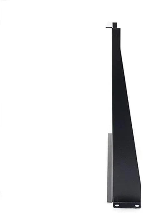 سینی تکیه گاهی 1U AMT، قفسه نصب رک با تهویه، عمق 250 میلی متر، مشکی، برای کابینت های نصب دیواری - فولاد بادوام و سنگین - رک و کابینت تجهیزات شبکه