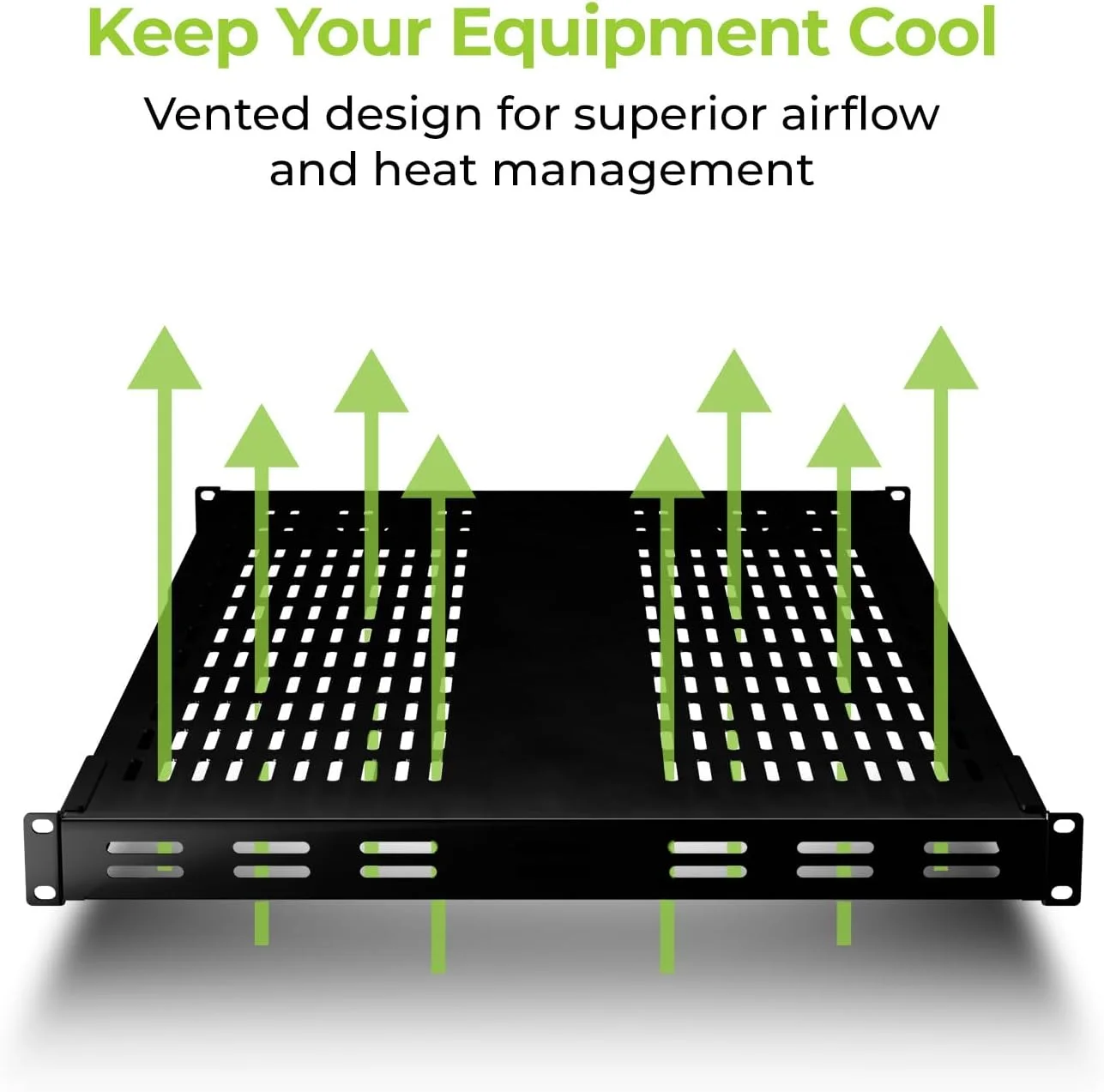 قفسه ثابت رک مونت با عمق قابل تنظیم IOGEAR 1U - دارای تهویه - سنگین وزن - 49.5 تا 97.3 سانتی متر، ظرفیت 150 کیلوگرم، برای رک ها و کابینت های سرور/شبکه/تجهیزات 19 اینچی، GRSH01 قفسه ثابت رک مونت با عمق قابل تنظیم IOGEAR 1U - دارای تهویه - سنگین وزن - 49.5 تا 97.3 سانتی متر، ظرفیت 150 کیلوگرم، برای رک ها و کابینت های سرور/شبکه/تجهیزات 19 اینچی، GRSH01