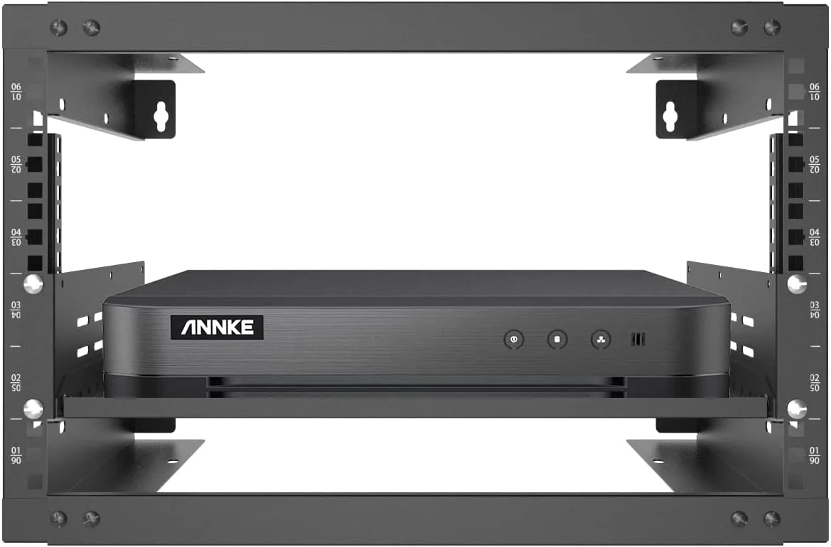 قفسه رک سرور کنسولی جهانی 19 اینچی Jingchengmei 2U با تهویه - عمق 12 اینچ - مشکی (2U12InD) مونتاژ نشده