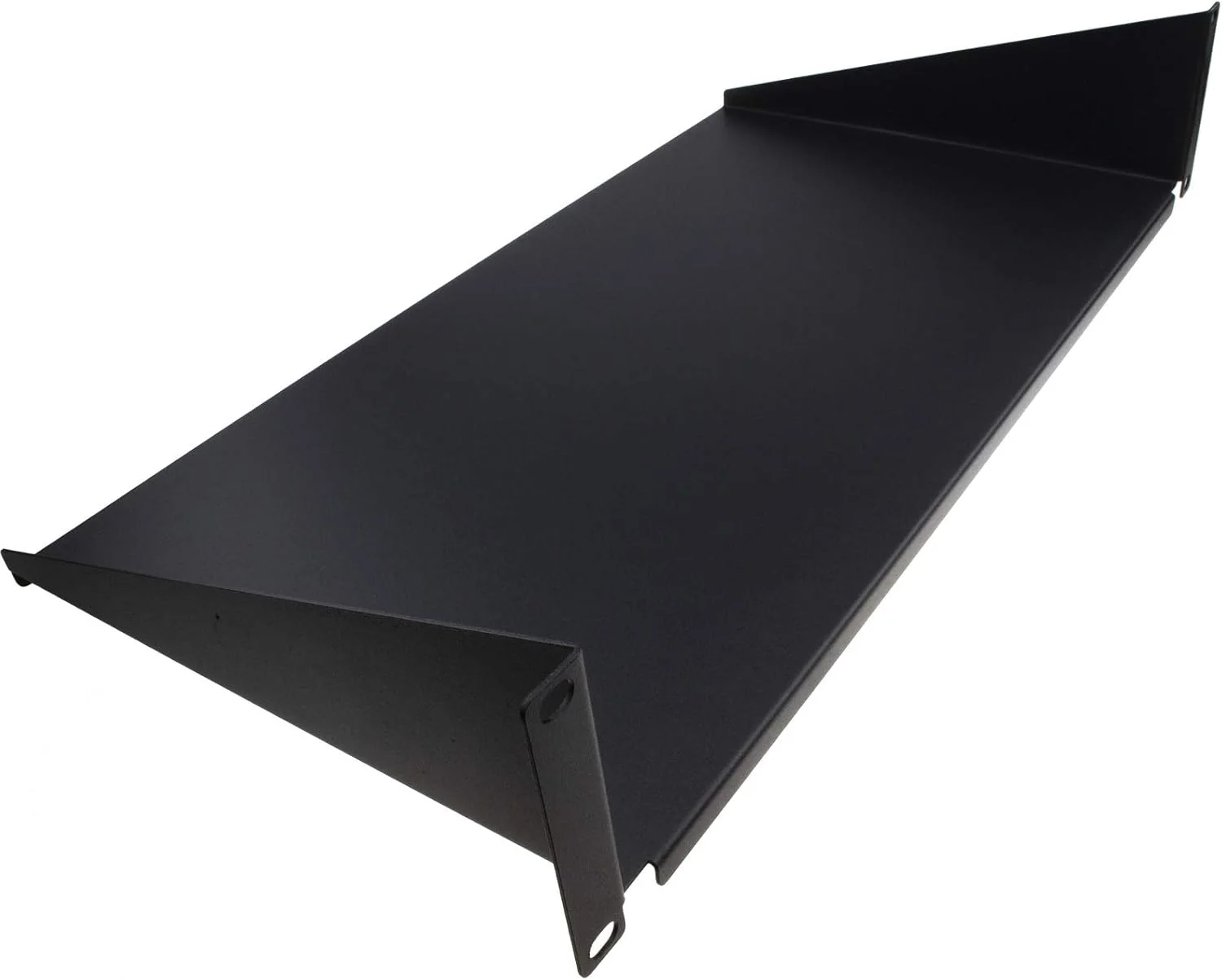 کنتیلور ثابت قفسه 2U عمق 250 میلی متر مشکی رک کابینت داده 19 اینچی [بسته دوتایی]