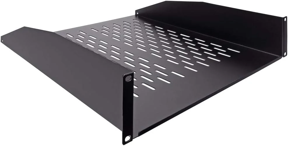 قفسه سرور کنسولی تهویه دار یونیورسال Navepoint، مناسب رک 19 اینچی، عمق 18 اینچ، لبه دار، مشکی