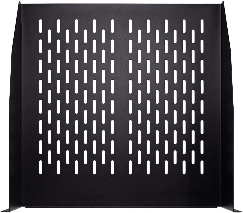 قفسه سرور کنسولی تهویه دار یونیورسال Navepoint، مناسب رک 19 اینچی، عمق 18 اینچ، لبه دار، مشکی