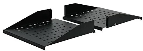 قفسه رله وزن مرکزی NavePoint 19 اینچی برای نصب در رک شبکه داده، فولاد 2U عمق 38 اینچ