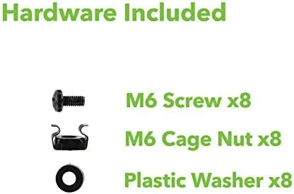 قفسه رله وزن مرکزی NavePoint 19 اینچی برای نصب در رک شبکه داده، فولاد 2U عمق 38 اینچ