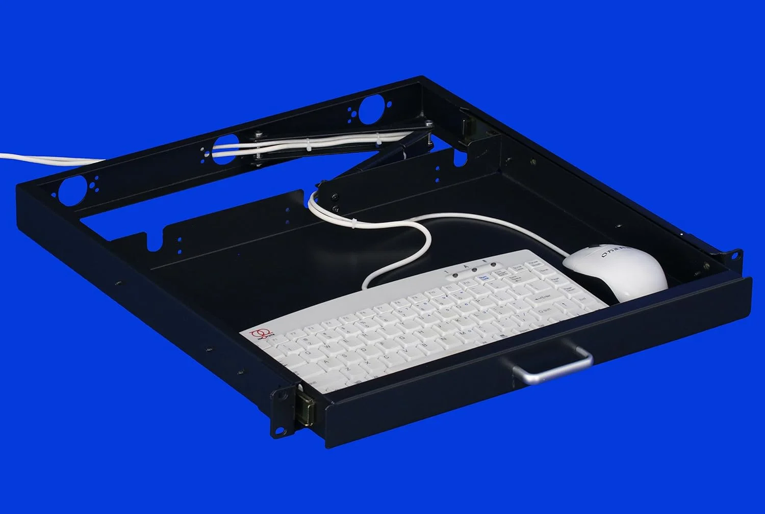 سینی کیبورد ریلی رک مونت 1U برای رک شبکه و دیتاسنتر