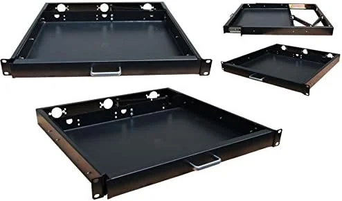 سینی کیبورد ریلی رک مونت 1U برای رک شبکه و دیتاسنتر