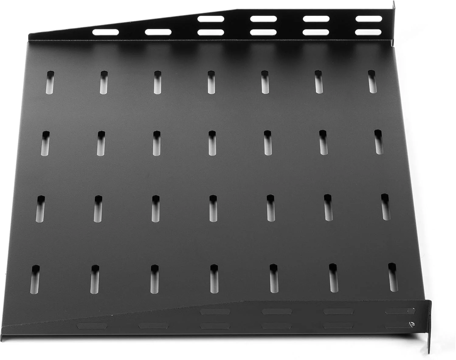 قفسه سرور کنسولی تهویه دار یونیورسال 1U 19 اینچی Rosewill، عمق 14 اینچ، مشکی، بسته 2 عددی