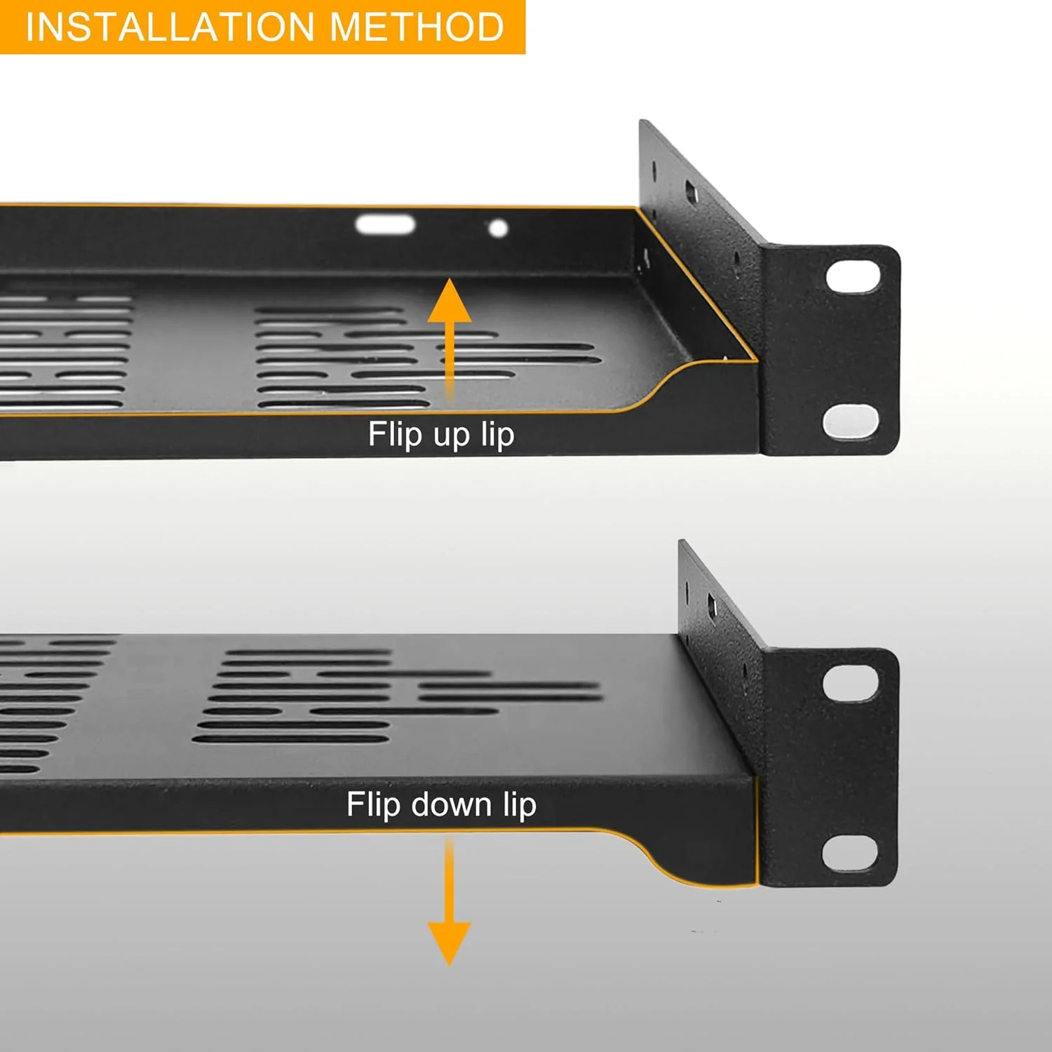 قفسه رک RIVECO، دو عدد، 6 اینچی، برای رک و کابینت شبکه 19 اینچی، سینی کنسولی تهویه دار 1U، برای سرور، تجهیزات IT و صوتی