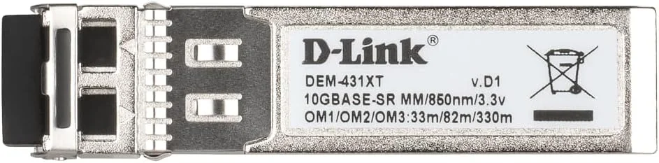 ماژول فرستنده و گیرنده نوری اترنت 10 گیگابیتی چند حالته D-Link 10GBASE-SR SFP+ مدل (DEM-431XT)