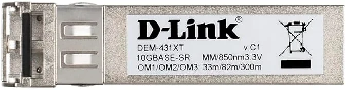 ماژول فرستنده و گیرنده نوری اترنت 10 گیگابیتی چند حالته D-Link 10GBASE-SR SFP+ مدل (DEM-431XT)