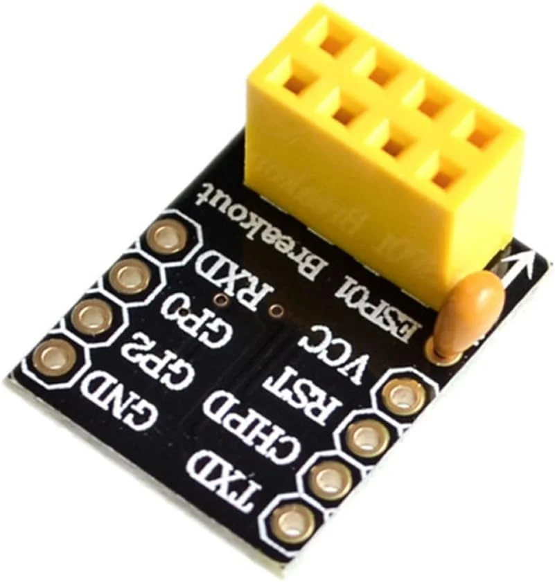 DollaTek 5 عدد ESP8266 ESP-01 ESP-01S آداپتور برد بورد ماژول فرستنده و گیرنده وای فای