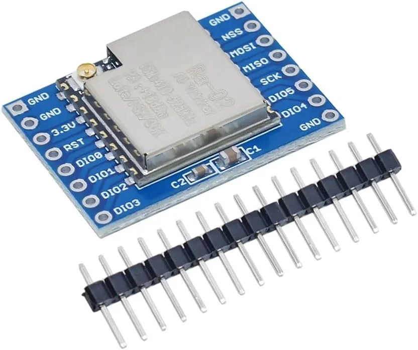 ماژول انتقال طیف گسترده بی سیم DollaTek X1278 Lora 433MHz مدل Ra-02