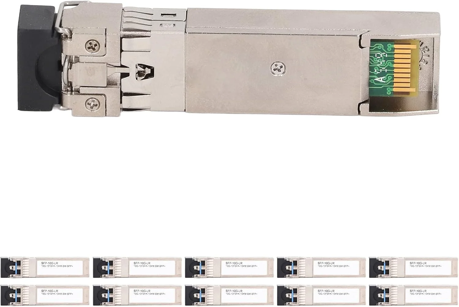 ماژول نوری اترنت گیگابیتی 10 عددی، تبدیل فوتوالکتریک 1000 مگابیت بر ثانیه SFP RJ45، ماژول فرستنده و گیرنده شبکه SFP GE T