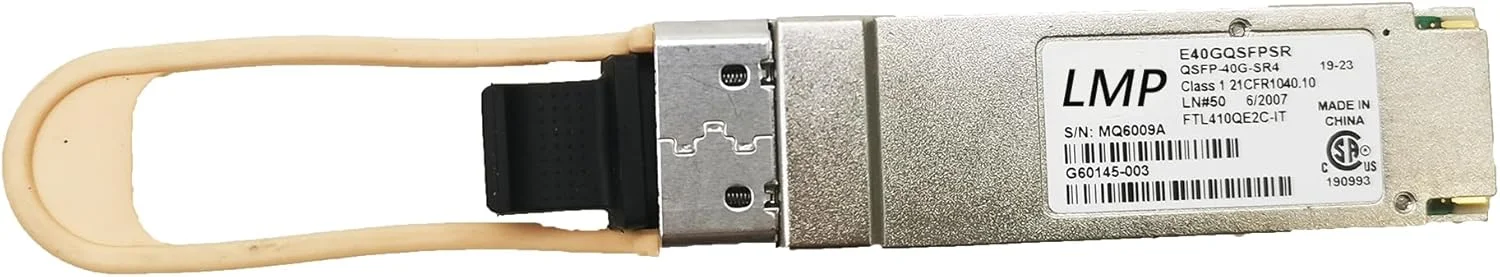 ماژول 40G QSFP+ SR4 مدل E40GQSFPSR فرستنده و گیرنده اترنت 40GBASE-SR4 850nm MTP/MPO 40gb Multimode برای سوئیچ سیسکو QSFP-40G-SR4
