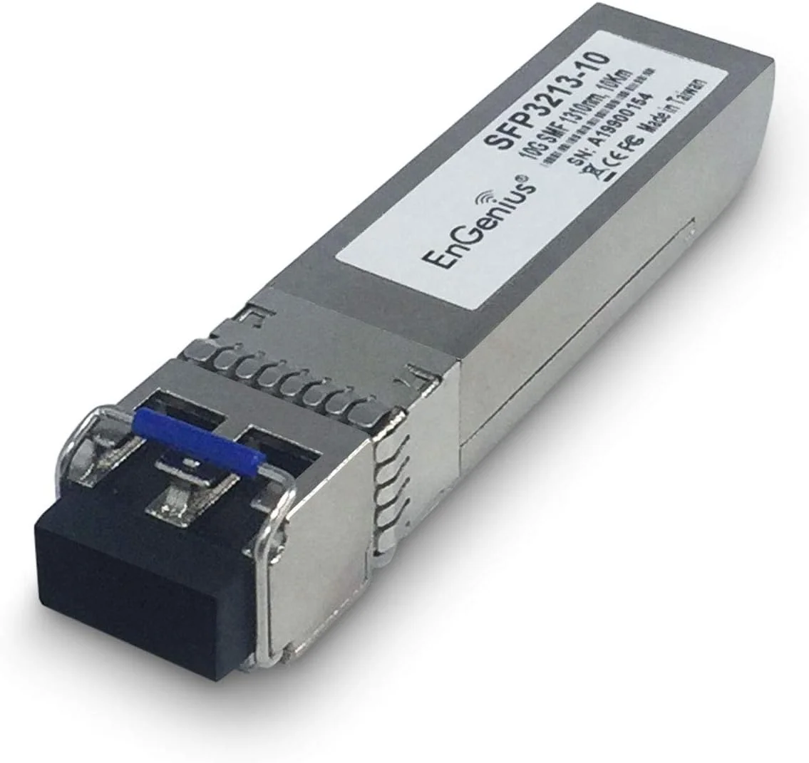 ماژول فرستنده و گیرنده فیبر نوری سینگل مود 10G ان‌جنیوس SFP+ با برد 10 کیلومتر