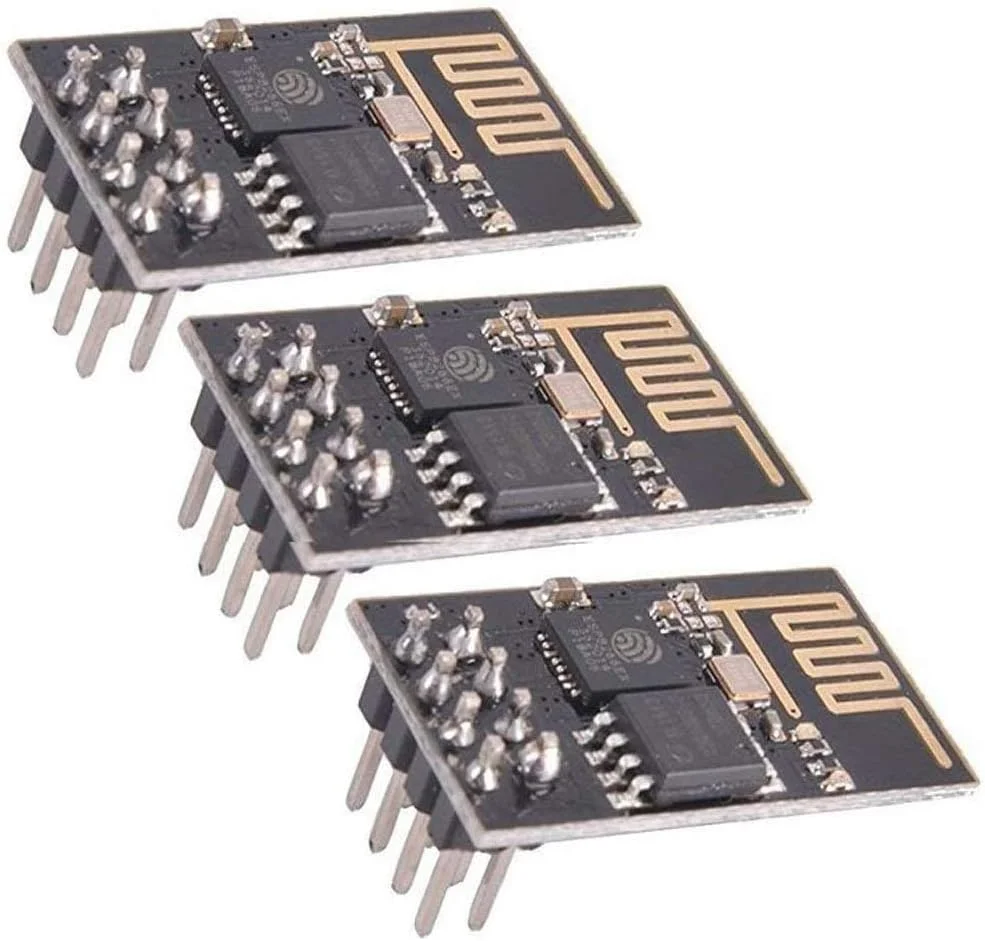 ماژول فرستنده و گیرنده وای فای سریال ESP8266 مدل ESP-01 (سه عدد)