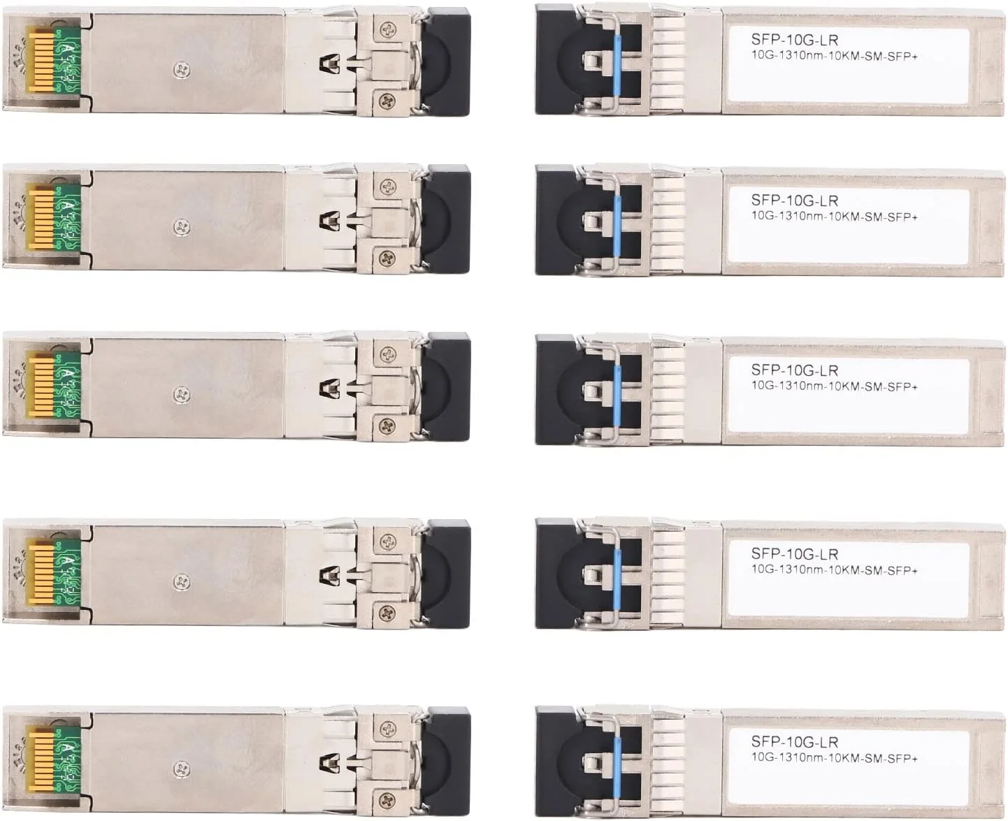 ۱۰ عدد ماژول مبدل فوتوالکتریک RJ45 اترنت گیگابیتی ۱۰۰۰ مگابیت بر ثانیه
