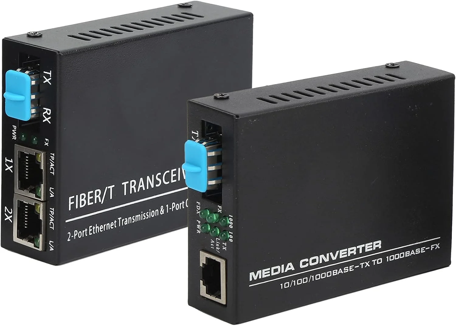 مبدل رسانه اترنت، فرستنده و گیرنده فیبر نوری XXS?SFP?1F1G/XXS?SFP?1F2G SC 3KM DC5V/DC(5V/12V)