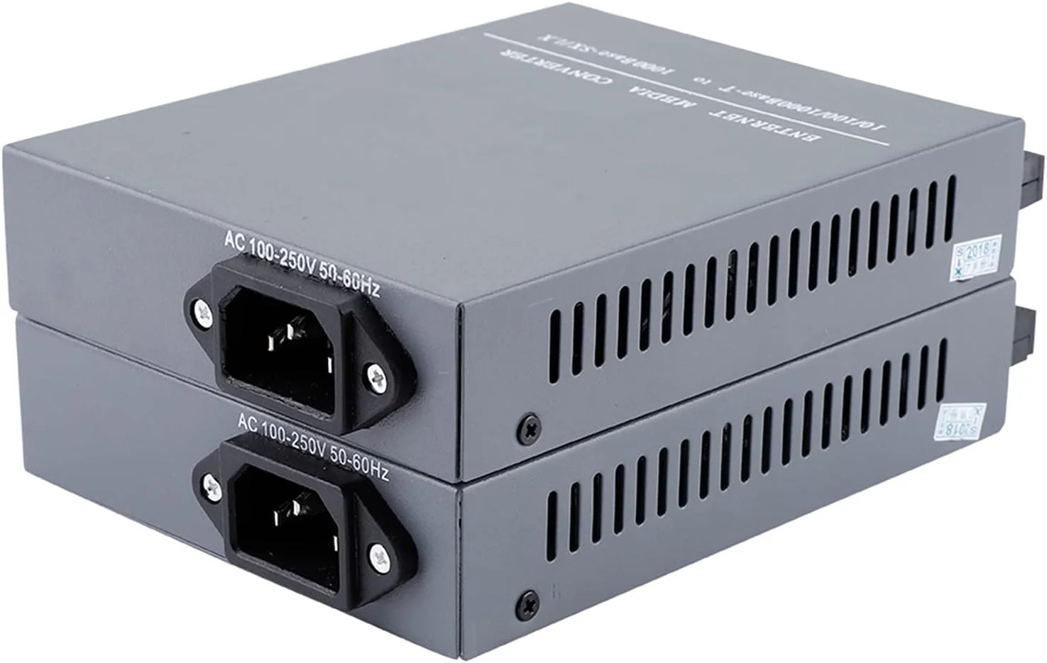 مبدل فیبر Eujgoov، مبدل رسانه فیبر SC10/100/1000M بادوام AC100~250V برای IEEE802.3z/AB